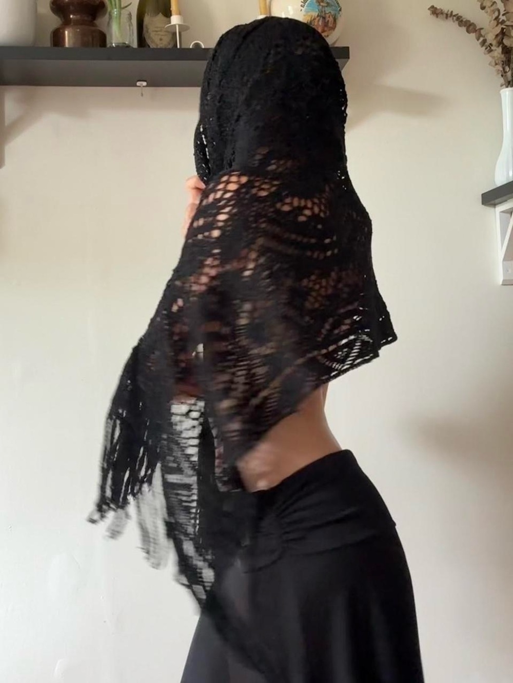 Fairycore vintage crochet scarf — Imagotuscia